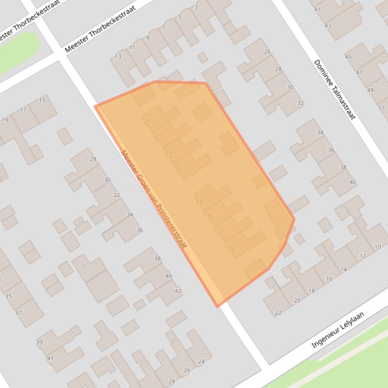 Kaart van postcodegebied 8471LZ.