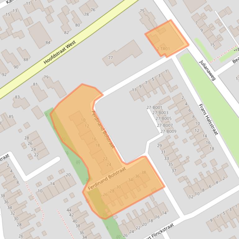 Kaart van postcodegebied 8471SK.