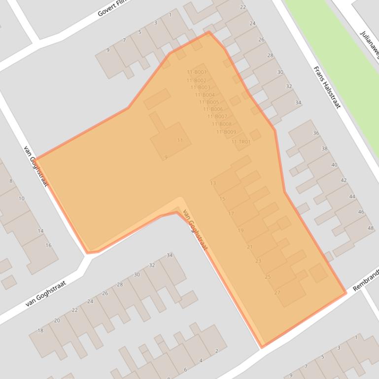 Kaart van postcodegebied 8471SV.