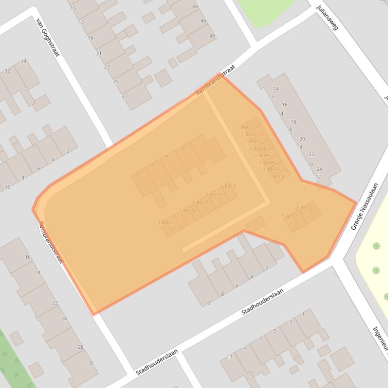 Kaart van postcodegebied 8471SX.