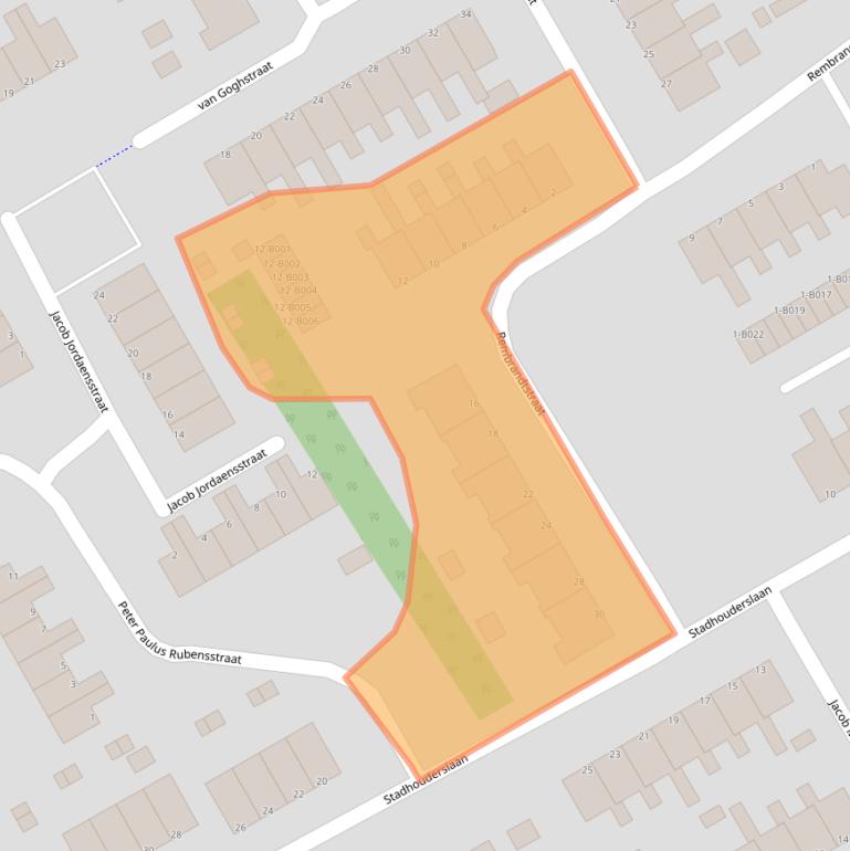 Kaart van postcodegebied 8471SZ.