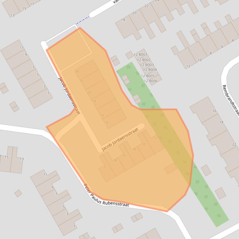 Kaart van postcodegebied 8471TK.