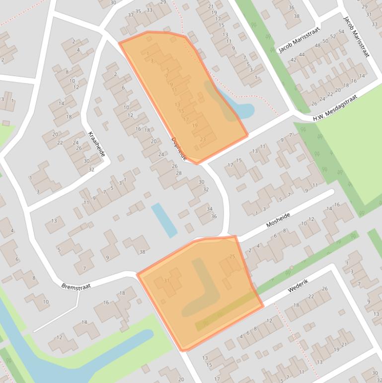Kaart van postcodegebied 8471VE.