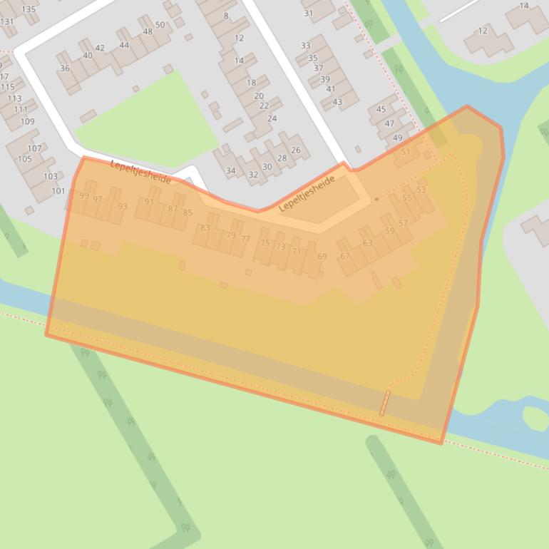 Kaart van postcodegebied 8471WC.