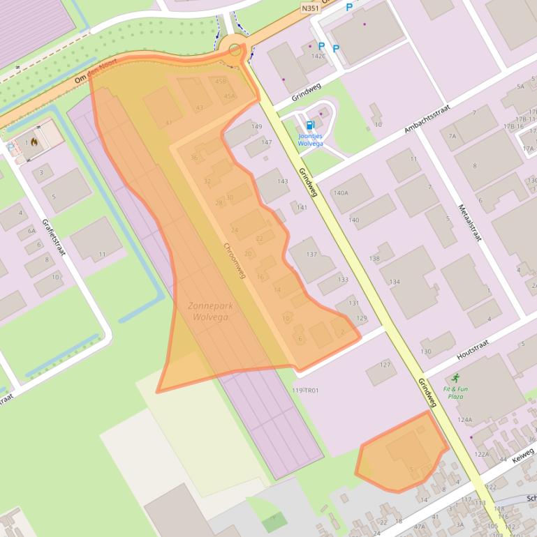 Kaart van postcodegebied 8471XL.