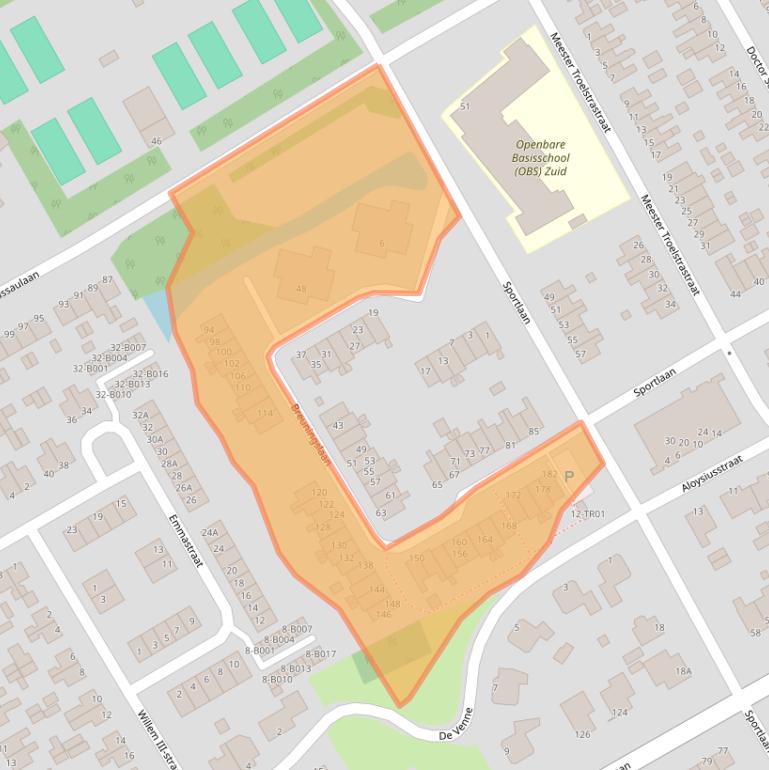 Kaart van postcodegebied 8471ZT.