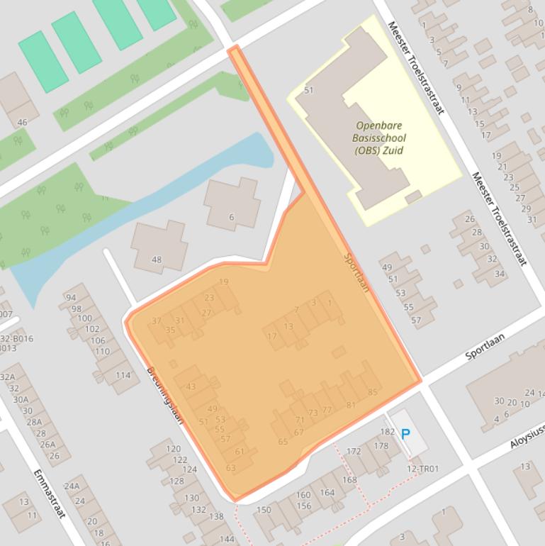 Kaart van postcodegebied 8471ZV.