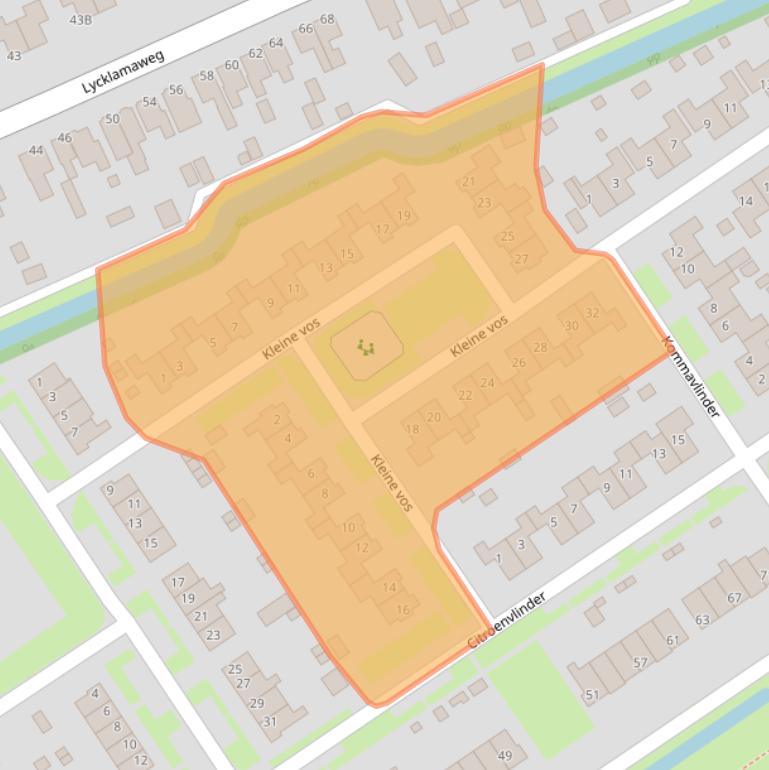 Kaart van postcodegebied 8472CC.