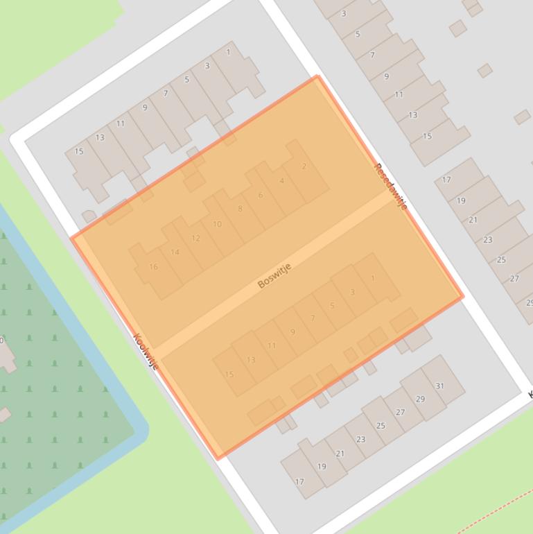 Kaart van postcodegebied 8472CJ.