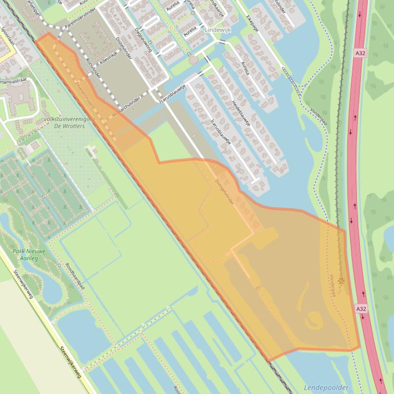 Kaart van postcodegebied 8472CS.