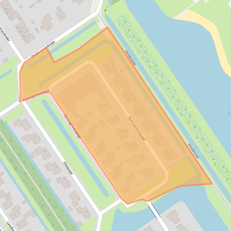 Kaart van postcodegebied 8472DE.