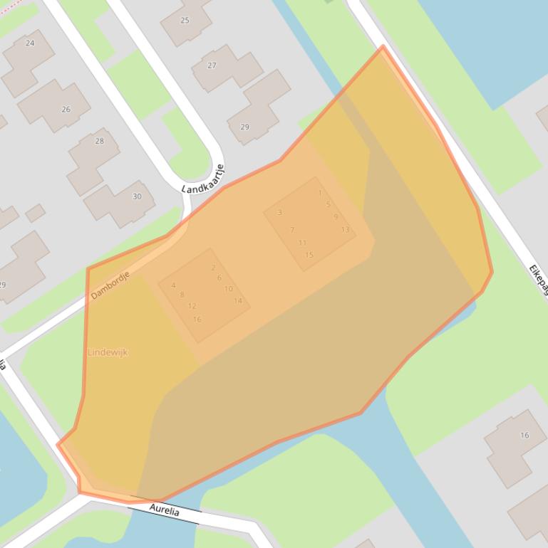 Kaart van postcodegebied 8472DG.