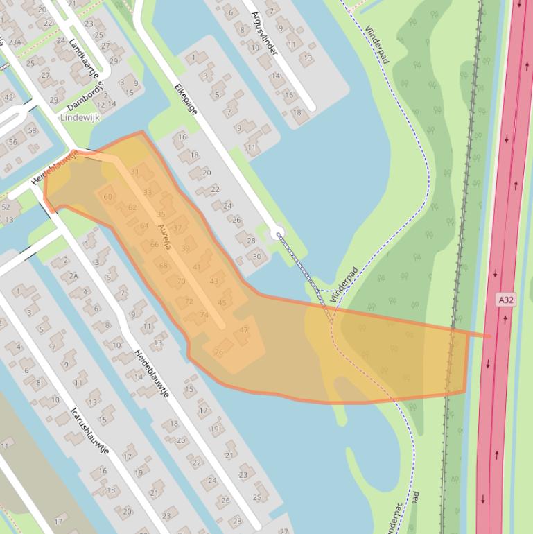 Kaart van postcodegebied 8472DK.