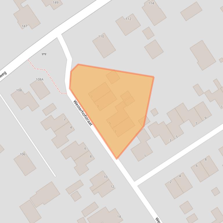 Kaart van postcodegebied 8474BD.