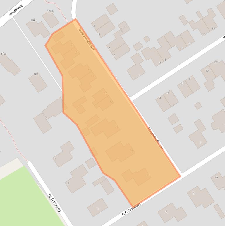 Kaart van postcodegebied 8474BE.