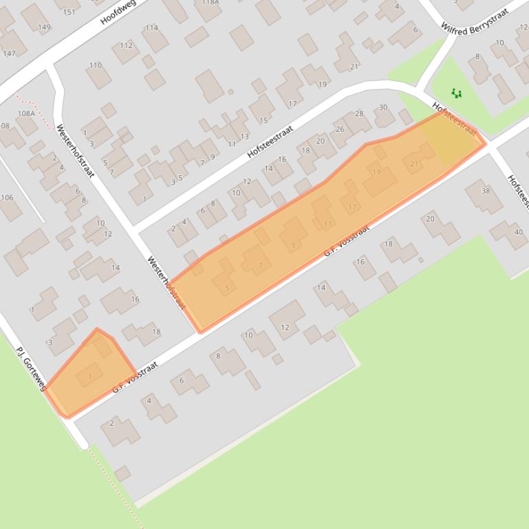 Kaart van postcodegebied 8474BG.