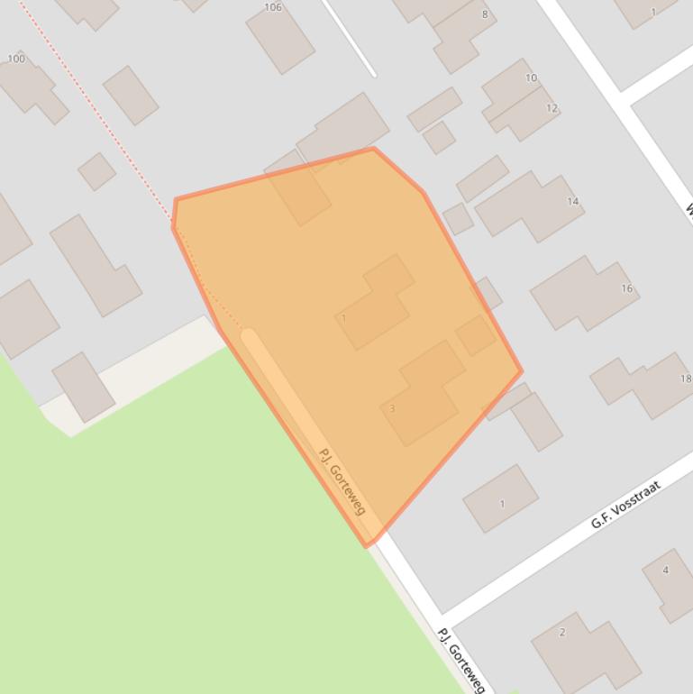 Kaart van postcodegebied 8474BJ.