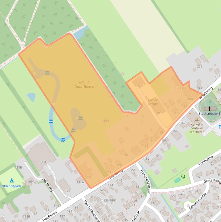 Kaart van postcodegebied 8474CE.