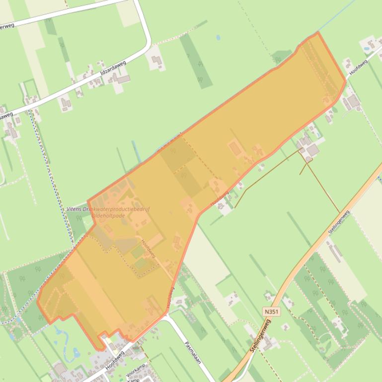 Kaart van postcodegebied 8474CG.