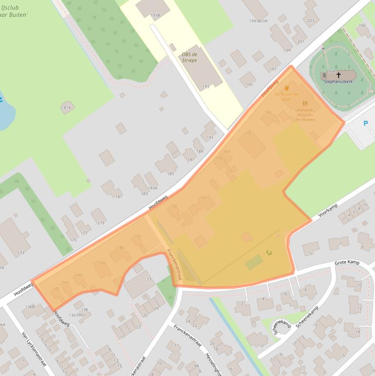 Kaart van postcodegebied 8474CL.