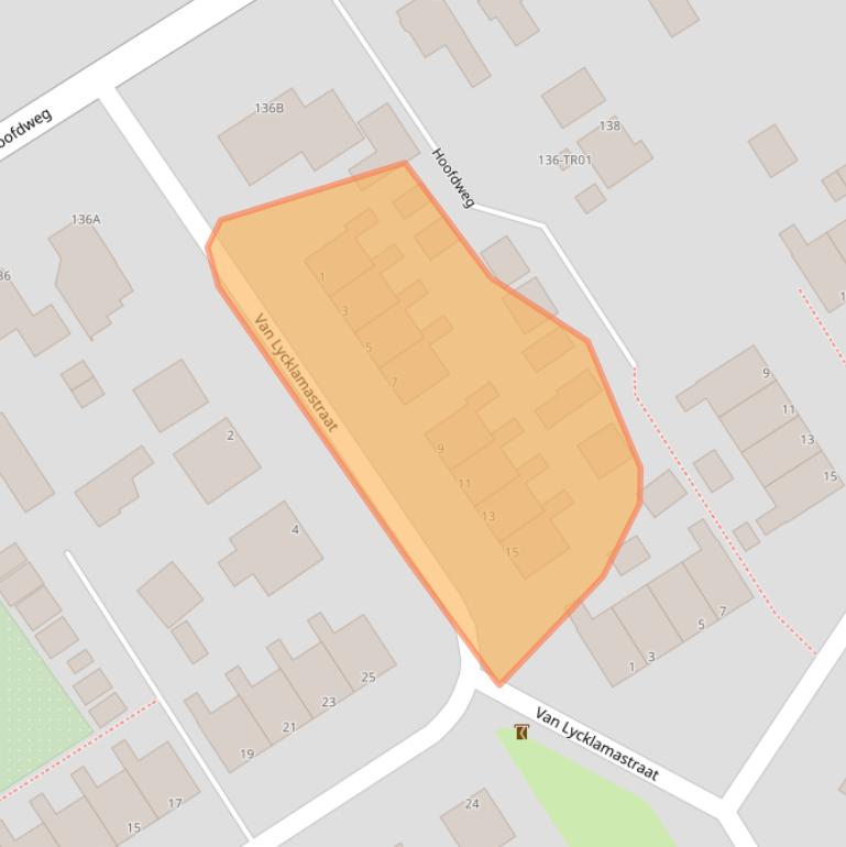 Kaart van postcodegebied 8474CP.