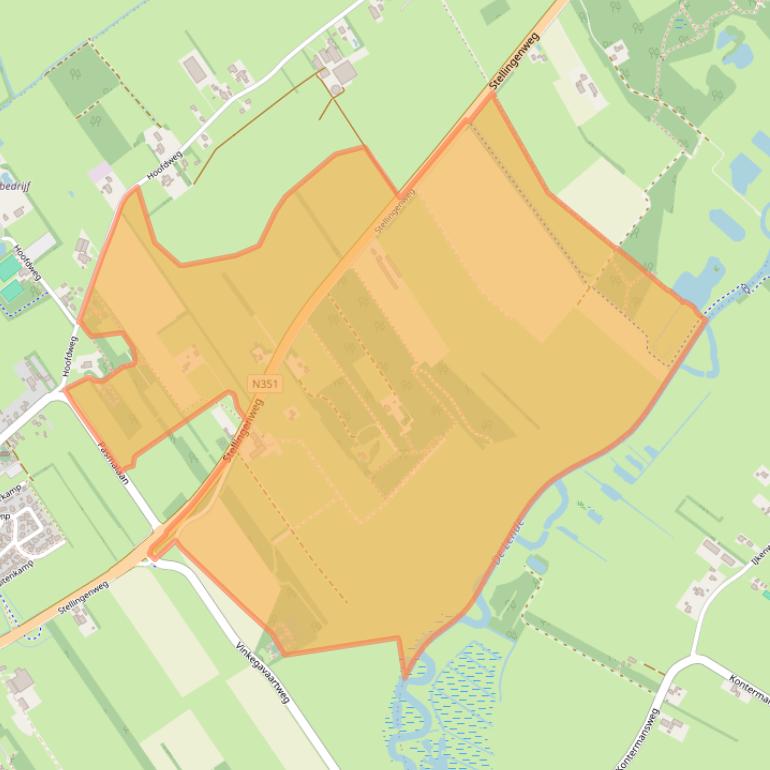 Kaart van postcodegebied 8474EC.