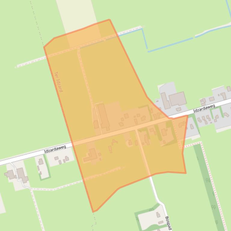 Kaart van postcodegebied 8476EL.