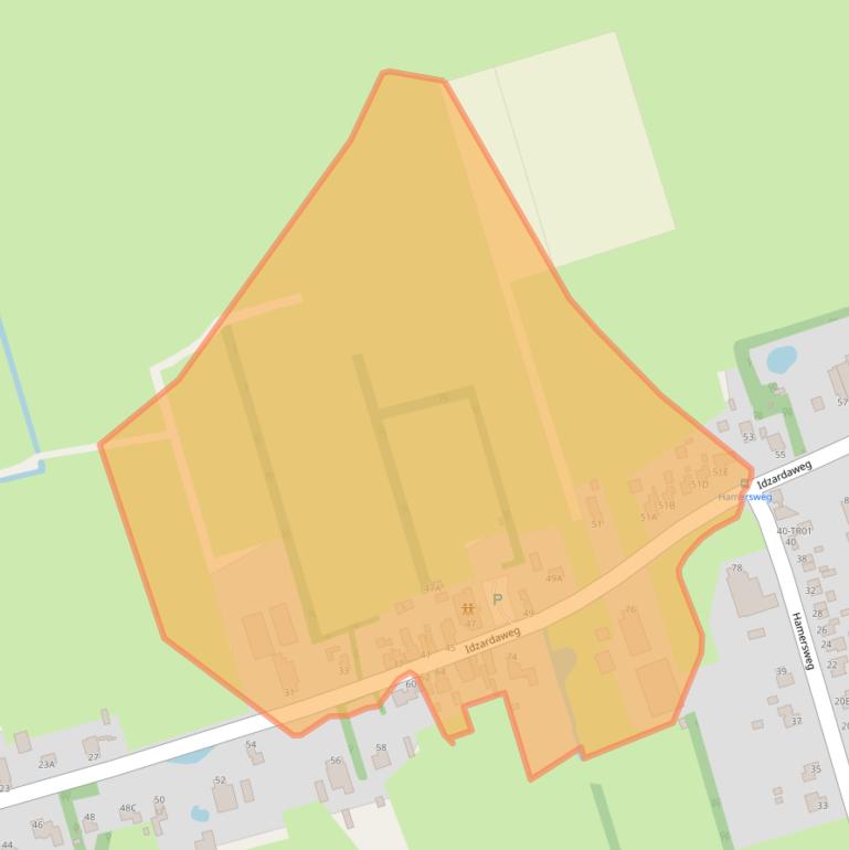 Kaart van postcodegebied 8476EN.