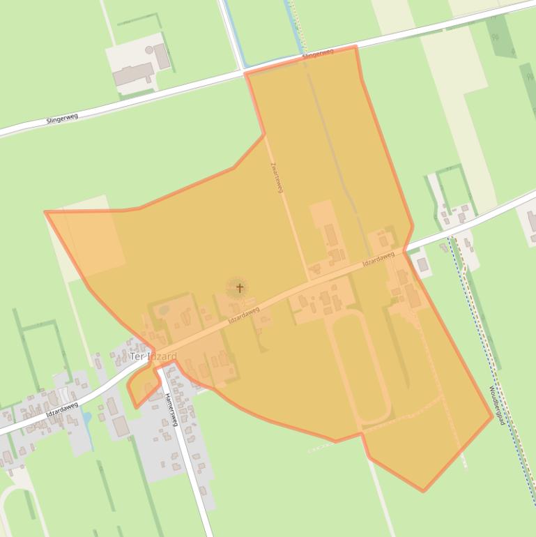 Kaart van postcodegebied 8476EP.