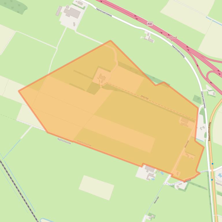 Kaart van postcodegebied 8477AH.