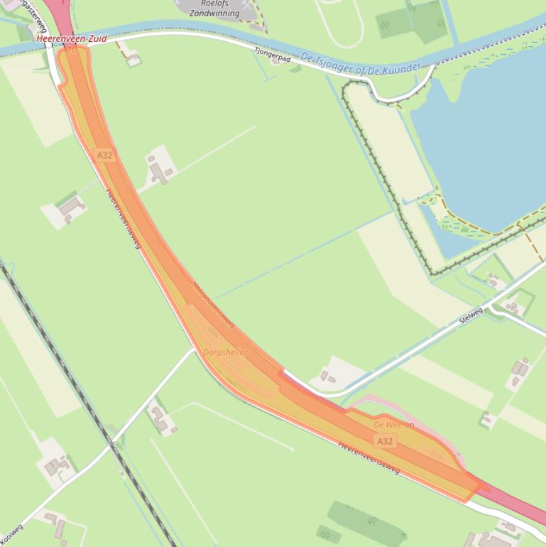 Kaart van postcodegebied 8477BZ.