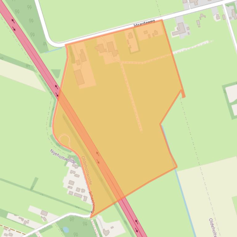 Kaart van postcodegebied 8477EV.