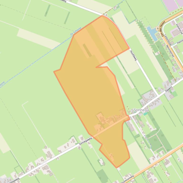 Kaart van postcodegebied 8478HC.