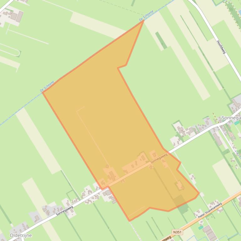 Kaart van postcodegebied 8478HD.