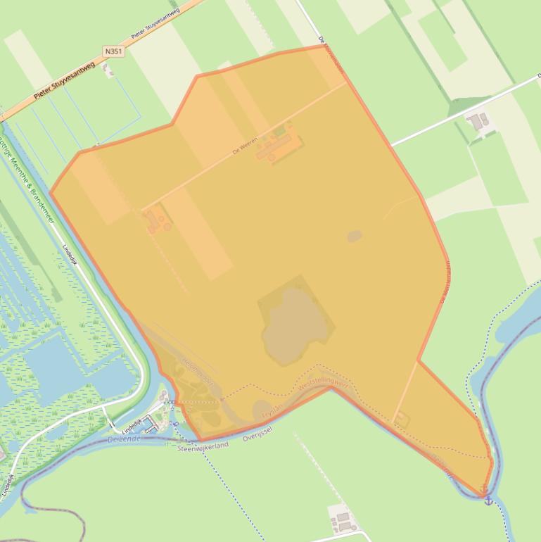 Kaart van postcodegebied 8479KD.