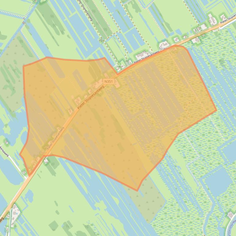 Kaart van postcodegebied 8481JB.