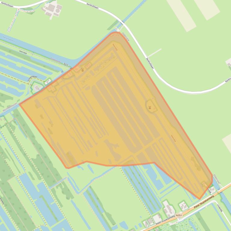 Kaart van postcodegebied 8481JC.