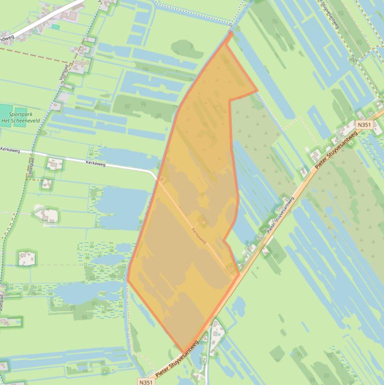 Kaart van postcodegebied 8481JD.