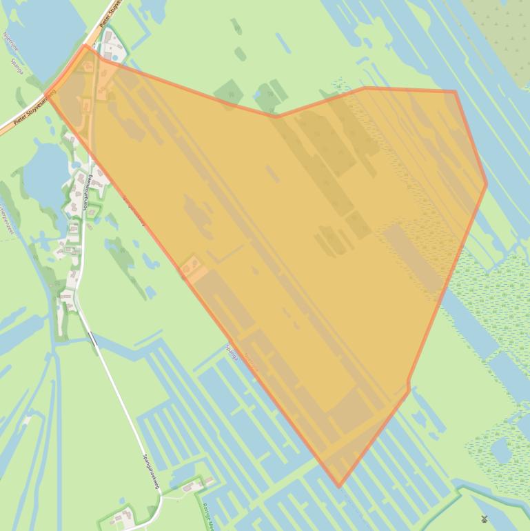 Kaart van postcodegebied 8481KG.