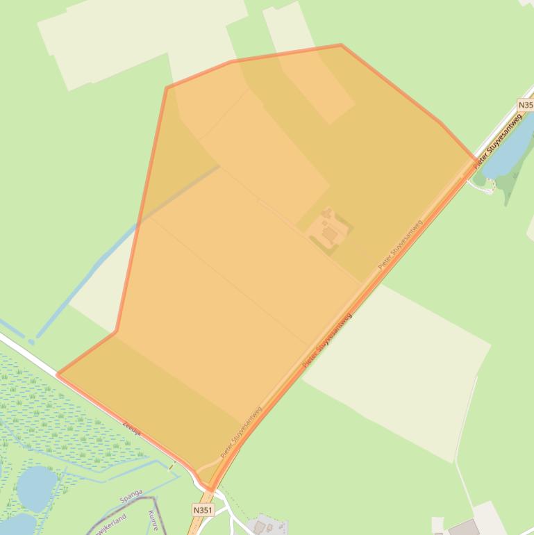 Kaart van postcodegebied 8482KP.