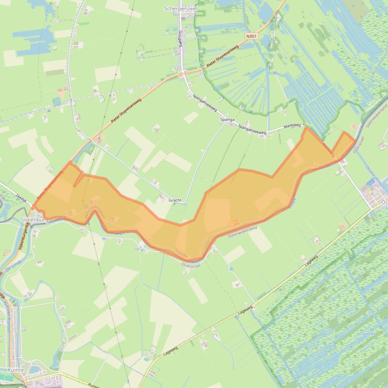 Kaart van postcodegebied 8482KS.