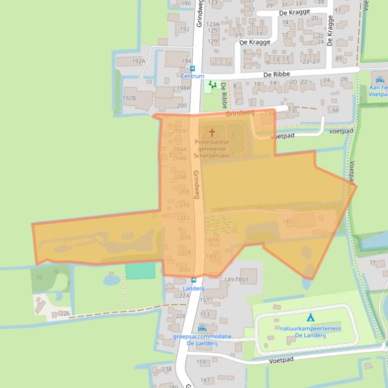 Kaart van postcodegebied 8483JL.