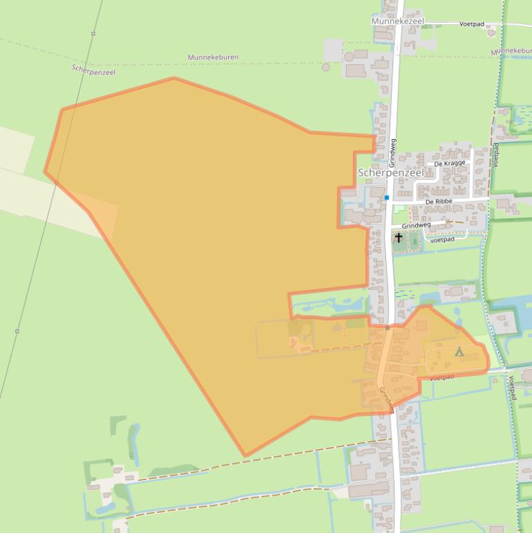 Kaart van postcodegebied 8483JM.