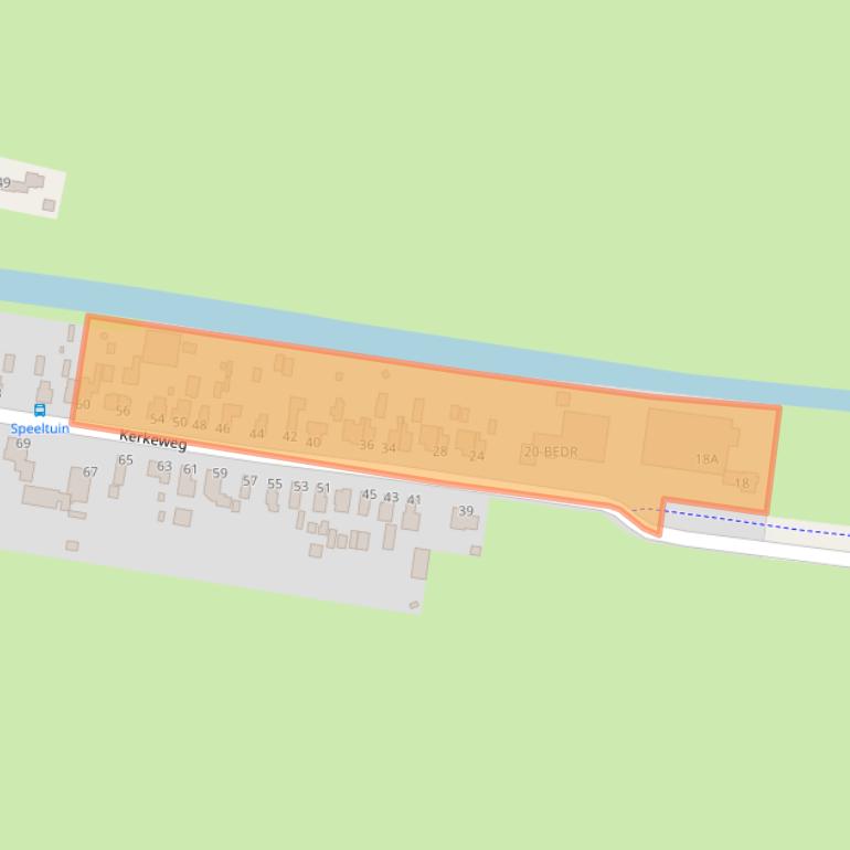 Kaart van postcodegebied 8484KC.