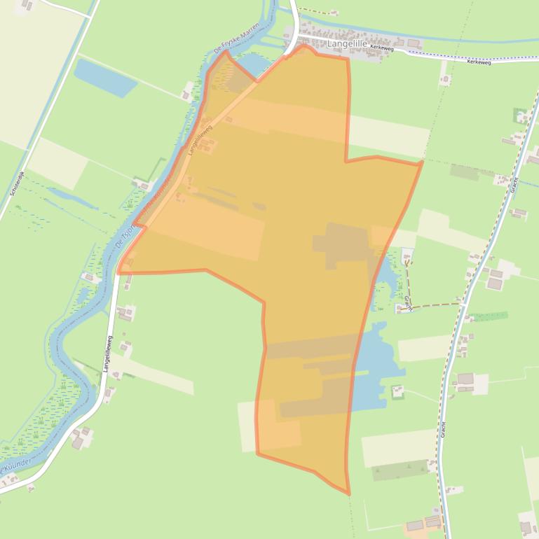 Kaart van postcodegebied 8484KH.