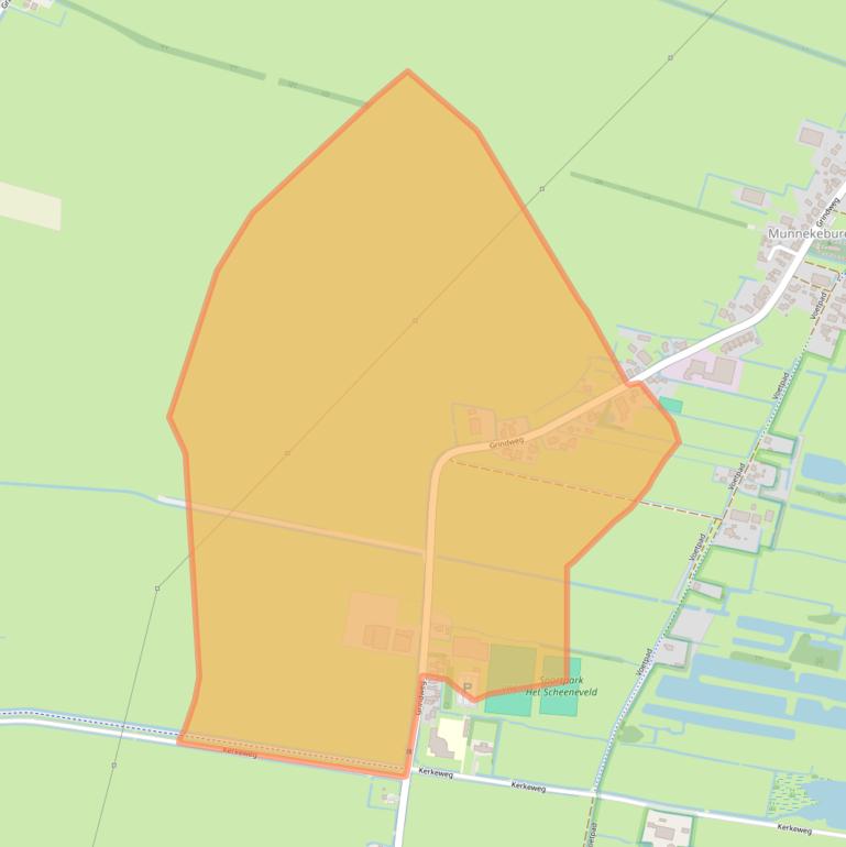 Kaart van postcodegebied 8485JE.