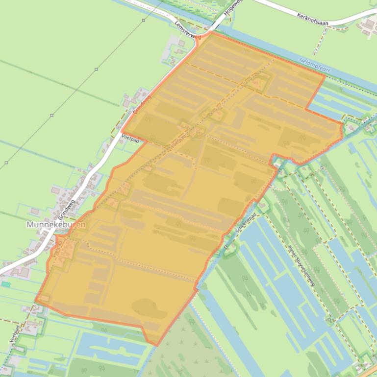 Kaart van postcodegebied 8485JL.