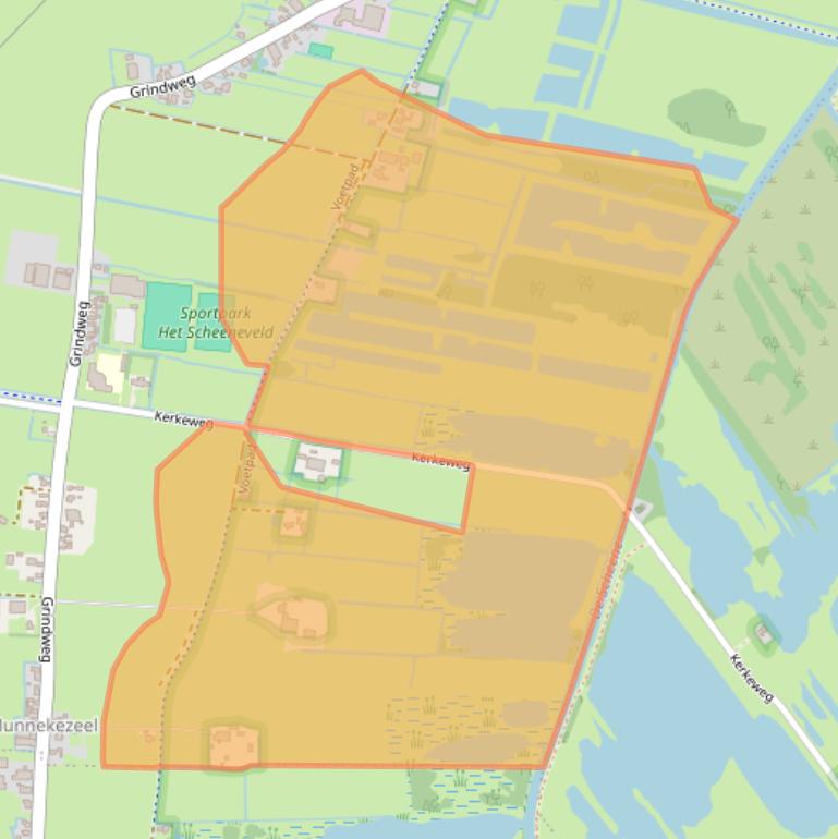 Kaart van postcodegebied 8485JM.