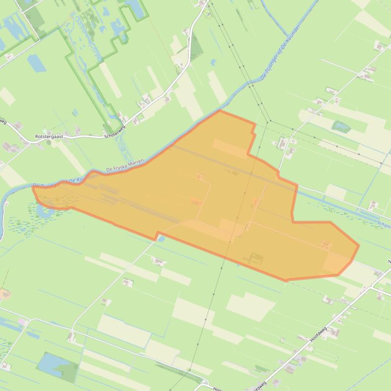 Kaart van postcodegebied 8487KS.