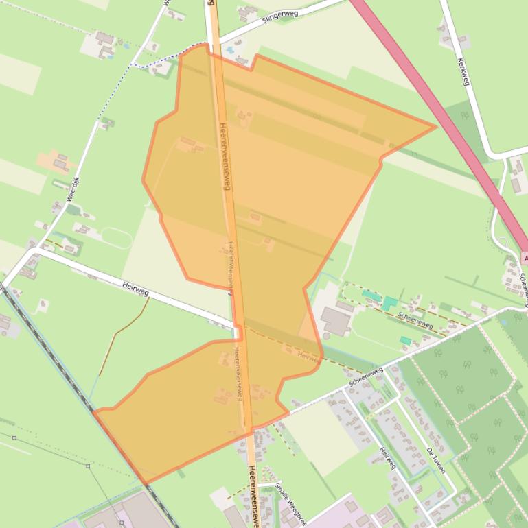 Kaart van postcodegebied 8488AK.